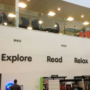 Bookshelf & Library Signs